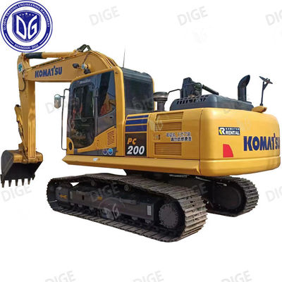 qualità  PC200 Used Komatsu Excavator 20 Ton Japanese Used Medium Hydraulic Crawler Excavator fabbrica