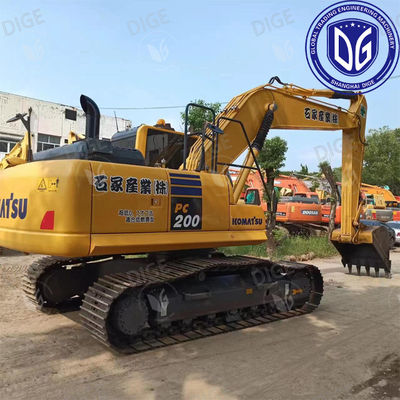 PC200 Escavatore Komatsu usato 20 tonnellate Escavatore idraulico giapponese usato medio