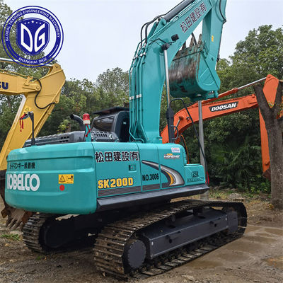 20T SK200D Escavatori Kobelco usati Escavatori idraulici
