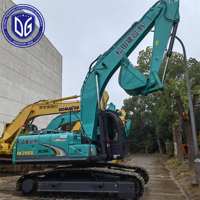 20T SK200D Escavatori Kobelco usati Escavatori idraulici
