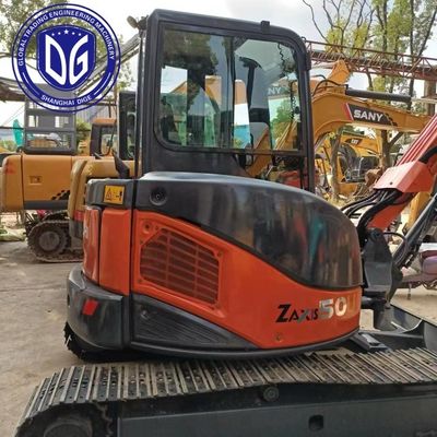 ZX50 5 tonnellate mini usato Hitachi Excavator 92% Nuovo