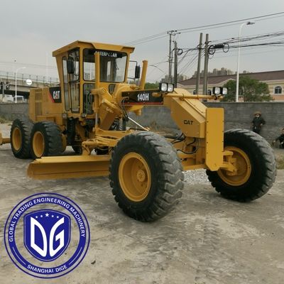 Cat 140H usato Alta efficienza 95% Nuovo Grader di origine giapponese Con alte prestazioni