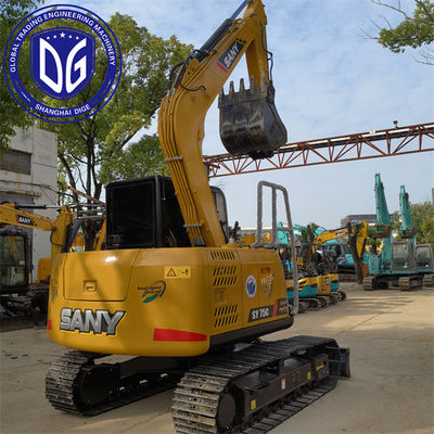 Sany SY75C 7.5 tonnellate Used Crawler Excavator con sistema di raffreddamento avanzato