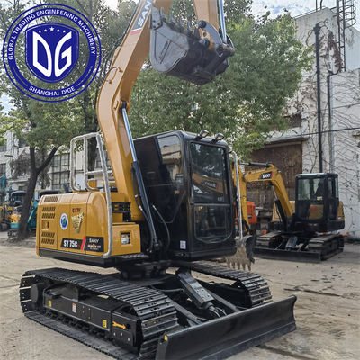 Sany SY75C 7.5Ton Used Crawler Excavator con sistema di raffreddamento avanzato