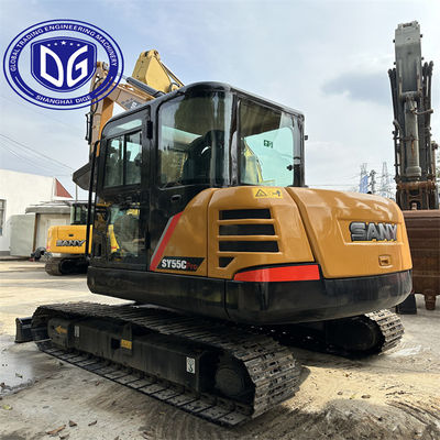 Sany SY55 5.5Ton mini escavatore usato In alta qualità abbondante inventario disponibile ora