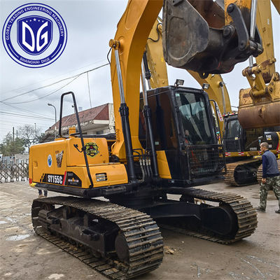 Sany SY155 15.5T Used Crawler Excavator Sistema di alimentazione efficiente ed energetico