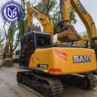 Sany SY155 15.5T Used Crawler Excavator Sistema di alimentazione efficiente ed energetico