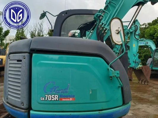 0.35m3 Capacità del secchio Kobelco Piccolo escavatore con profondità massima di scavo di 4160mm