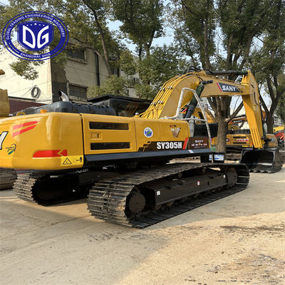 Sany SY305 30.5T Escavatore idraulico usato sistema avanzato di controllo delle emissioni