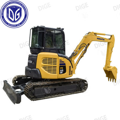 5.5 tonnellate Komatsu PC55 mini escavatore usato a basso consumo di carburante ad alte prestazioni