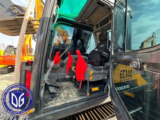 Ec140 Escavatore Volvo da 14 tonnellate con sistema di ventilatore di raffreddamento efficiente