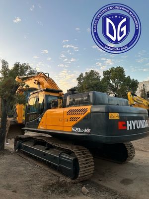 R520LC-9Vs Escavatori idraulici Hyundai usati con sistema di ventilatore di raffreddamento efficiente