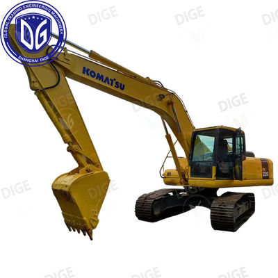 PC220-7 Escavatori Komatsu usati 22 tonnellate Escavatori idraulici giapponesi originali di media scala