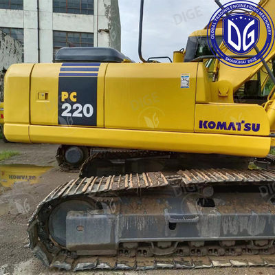 PC220-7 Escavatori Komatsu usati 22 tonnellate Escavatori idraulici giapponesi originali di media scala