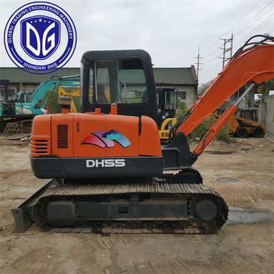 Eccellente condizione DH55 Escavatore Doosan usato 5,5 tonnellate con manutenzione professionale