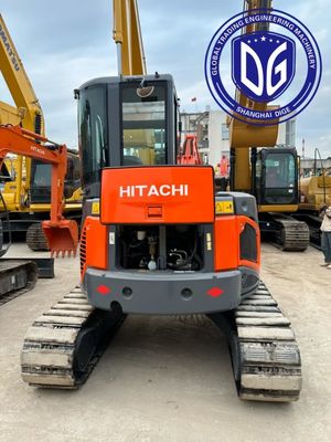 Disegno del sedile regolabile ZX50U 5 tonnellate Used Hitachi Excavator With Efficient Braking System