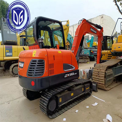 DX60E-9C Usata Doosan 6 tonnellate escavatore macchina idraulica con qualità eccezionale