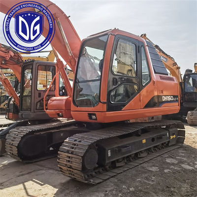 DH150LC Usato Doosan 15 tonnellate escavatore usato scavatori idraulici