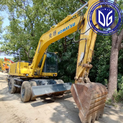 Origine Giappone PC150W Used Komatsu Wheel Excavator PC150W Excavator Usato Komatsu Hydraulic Excavator PC150W