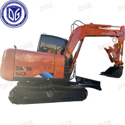 ZX60 Hitachi 6 tonnellate usato escavatore piccolo escavatore con cabina