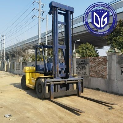 10 t FD100 Used Komatsu carrello elevatore con macchina idraulica forte