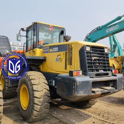 Caricatore Komatsu usato WA320-5 originale e in buone condizioni risparmio di manodopera stock limitato