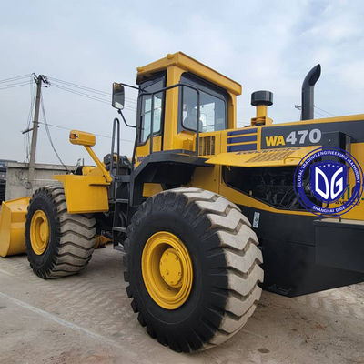 Komatsu WA470-3 attrezzature di costruzione per caricatori usati per ingegneria mineraria di grandi dimensioni