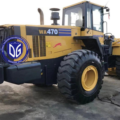 Caricatore frontale originale Komatsu WA470-6 Caricatore usato in buone condizioni