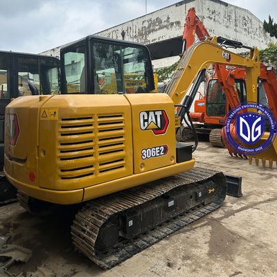 CAT306E 6Ton Caterpillar Crawler Mini Used Excavator Molto nuovo e in buone condizioni