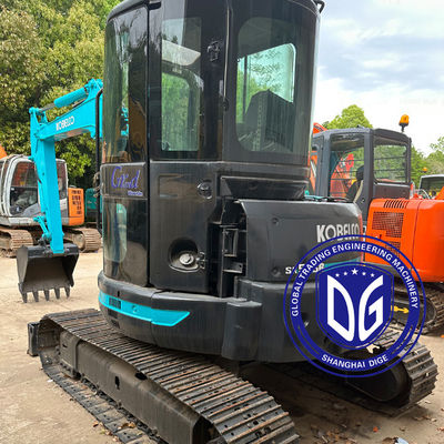 Escavatori idraulici usati SK55 Kobelco Mini Crawler,5.5 tonnellate, 90% nuovo, pronto per la vendita.
