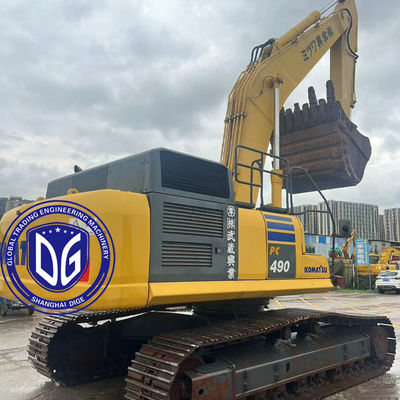 Usato PC490 Komatsu 49Ton Crawler Grande escavatore idraulico in buone condizioni pronto per la vendita