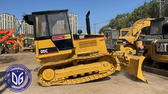 D5C Caterpillar Used Dozer Bulldozer idraulico con potenza meravigliosa
