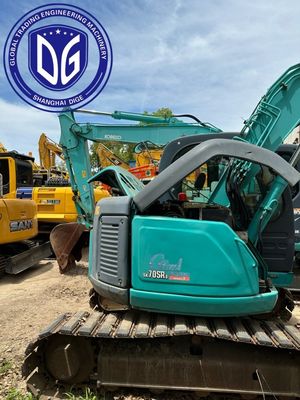 Manovrabile Sk75SR usato Kobelco 7.5 tonnellate escavatore versatile per la costruzione