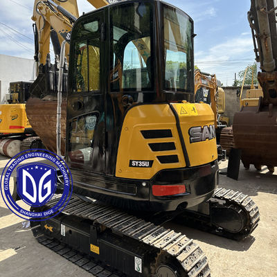 Usato Sany SY35 3,5Ton Piccolo Escavatore da Crawler Quasi Nuovo Con Disegno Compatto