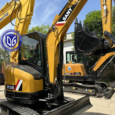 Usato Sany SY35 3,5Ton Piccolo Escavatore da Crawler Quasi Nuovo Con Disegno Compatto