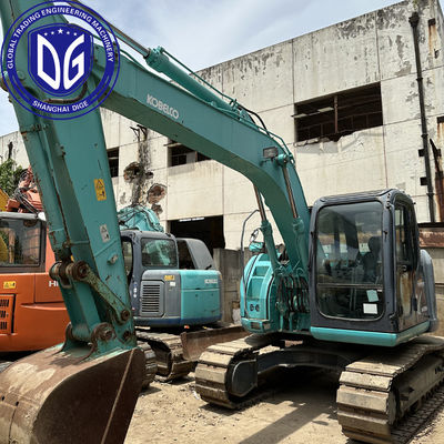 SK125 12,5 tonnellate Kobelco Used Crawler Excavator Origine dal Giappone Eccellente prestazione
