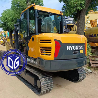 Hyundai HX60 6ton Crawler Excavator Nuovo e più recente modello con bassi livelli di rumore
