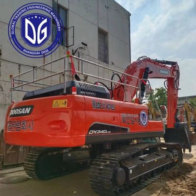DX340LCA 34t Escavatore Doosan usato originario dalla Corea con braccio potente