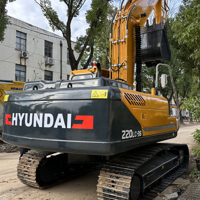 Escavatori di 20 tonnellate di marca coreana Hyundai 220LC-9S Escavatori usati per le attrezzature da costruzione Hyundai