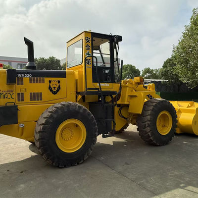 Caricatore della marca giapponese Komatsu WA320 Caricatore usato per le attrezzature da costruzione Komatsu