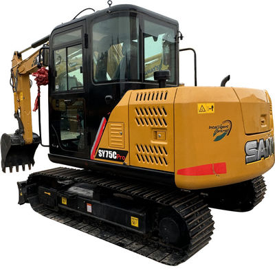 7.5Ton China Brand Excavator Sany SY75 Used Excavator In vendita Sany attrezzature da costruzione