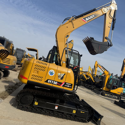 7.5Ton China Brand Excavator Sany SY75 Used Excavator In vendita Sany attrezzature da costruzione