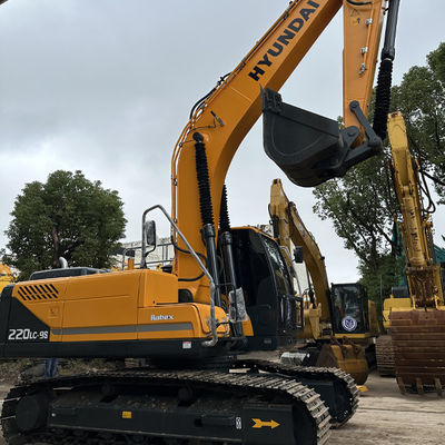 Hyundai 220 Escavatori idraulici usati con motore Cummins B7