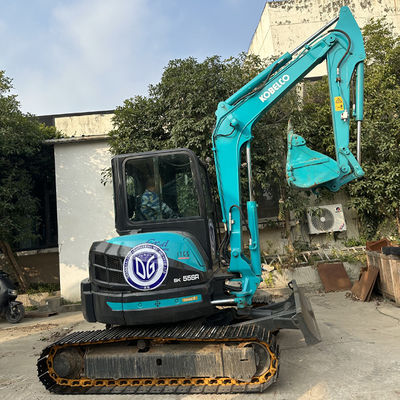 SK55 mini escavatore usato da 5,5 tonnellate Kobelco con buona qualità eccellente funzione