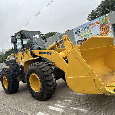 Caricatore usato WA320-5 Giappone Komatsu WA320-3 WA320-5 WA470-3 WA470-6 Caricatore a ruote In ottime condizioni