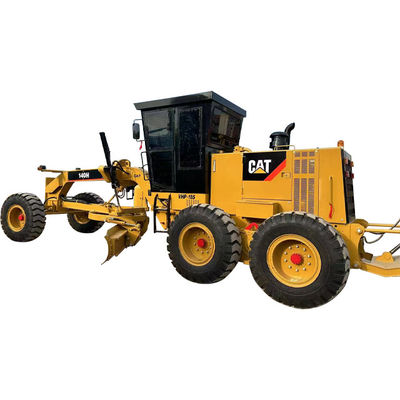 Forma idraulica di guida Caterpillar Grader 140h 14677kg Peso della macchina per la classificazione accurata della strada