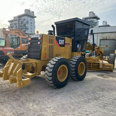 Forma idraulica di guida Caterpillar Grader 140h 14677kg Peso della macchina per la classificazione accurata della strada