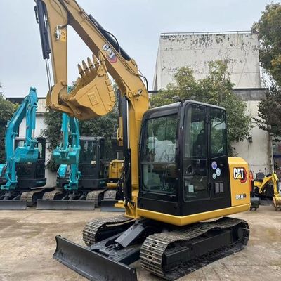 Escavatore usato Caterpillar 5,6 km/h Velocità e manovrabilità per siti di ricostruzione urbana occupati