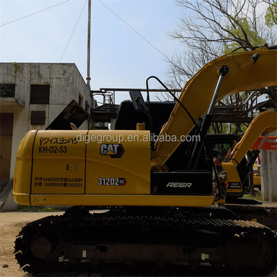 Escavatore Caterpillar 312D da 12t usato in stock al miglior prezzo, escavatore robusto, durevole e potente in vendita