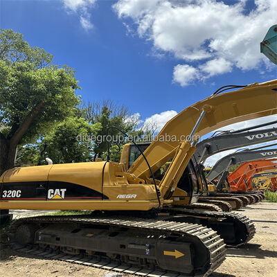 Escavatore usato Caterpillar 320C 20t in magazzino al miglior prezzo Escavatore robusto resistente e potente in vendita
